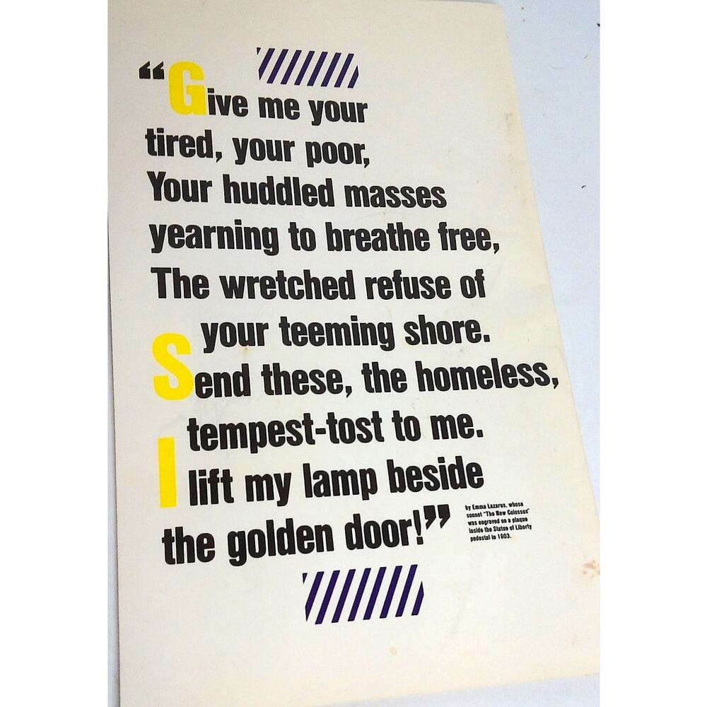 Statue of Liberty July 1986 MetLife Magazine Roy Lichtenstein Pop Art NYC Pop Up - Picture 4 of 8